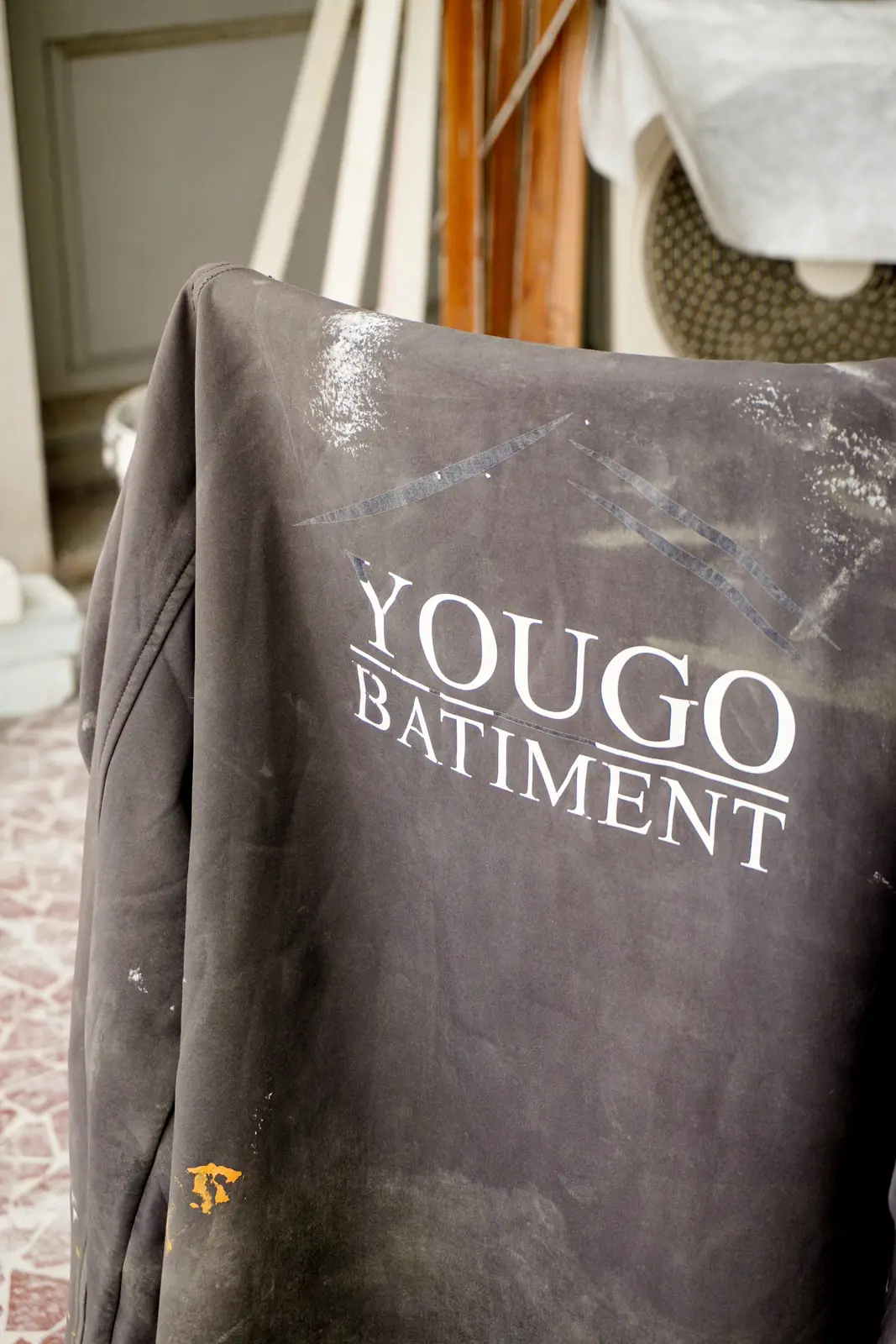 Veste de travail au logo Yougo Bâtiment